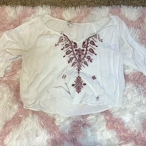 •vintage•italian•cottagecore•puff sleeves•blouse•